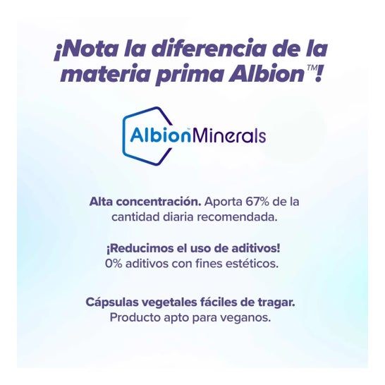 HSN Bisglicinato de Magnesio Albion™ 125mg Magnesio 120vcaps
