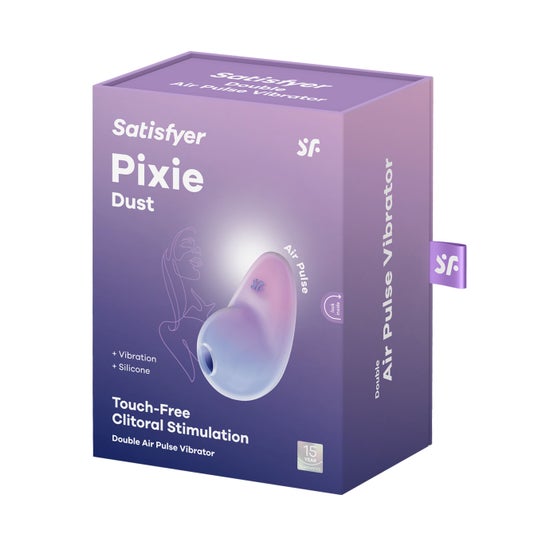 Satisfyer Pixie Dust Double Air Pulse Vibrator Violet/Pink 1ud
