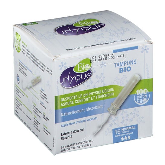 Unyque Organic Tampons 16Normal