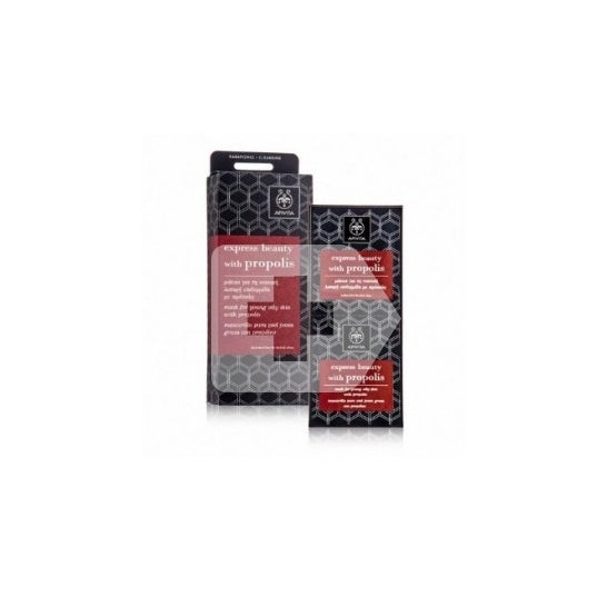 Apivita Express Beauty Mascarilla Piel grasa y Joven 2 X8 ml
