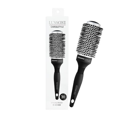 Lussoni Care & Style Round Silver Styling Brush 43mm 1ud