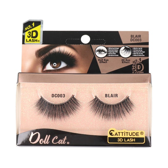 Ebin New York Doll Cat Cattitude 3D Lash Blair 1 Par