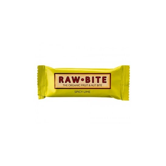 Raw Bite Organic Bar af krydret Lime 50g