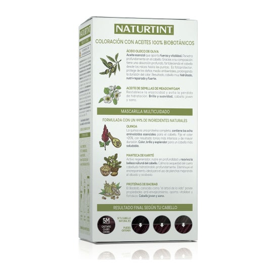 Naturtint Coloración Permanente 5M Castaño Claro Caoba 170ml