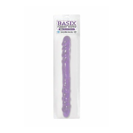 Basix double jelly penis lilac 37cm 1pc PromoFarma