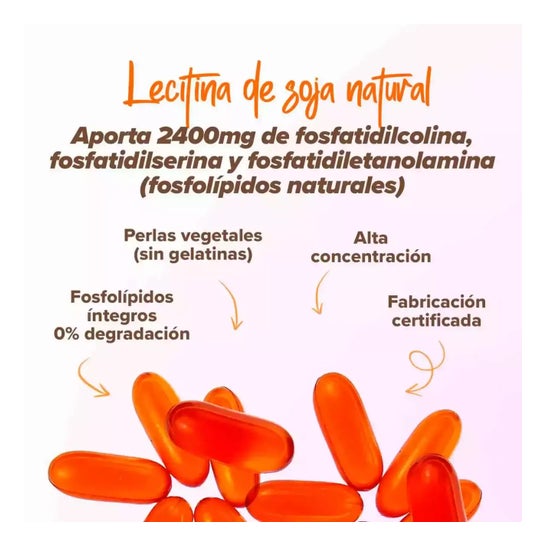 HSN Lecitina de Soja 1200 mg 30 Perlas vegetales
