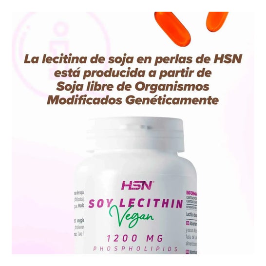 HSN Lecitina de Soja 1200 mg 30 Perlas vegetales
