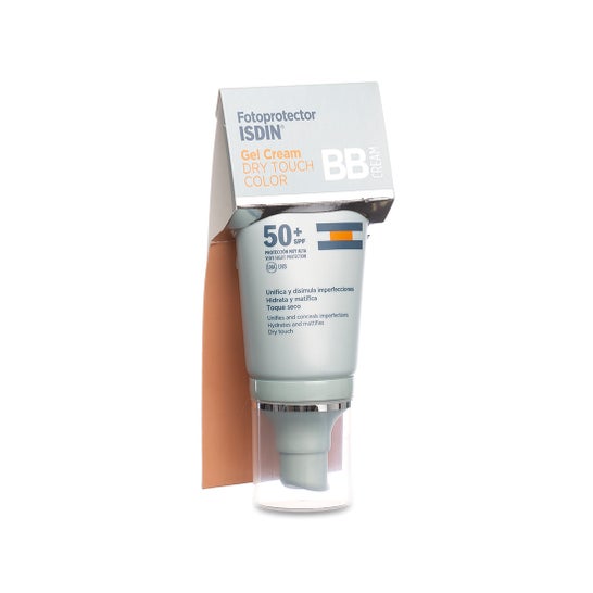 Fotoprotector ISDIN® Dry Touch Gel Crèmekleur SPF50 + 50 ml