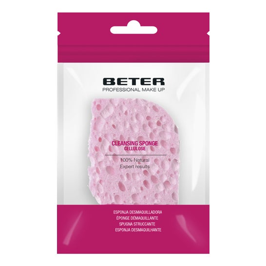 Beter Open Pore Cellulose Cellulose Makeup Remover Svamp 1stk