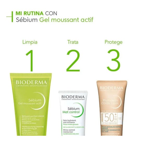 Bioderma Sbium Actief Schuimende Gel 200ml Bioderma Sbium Actief Schuimende Gel 200ml