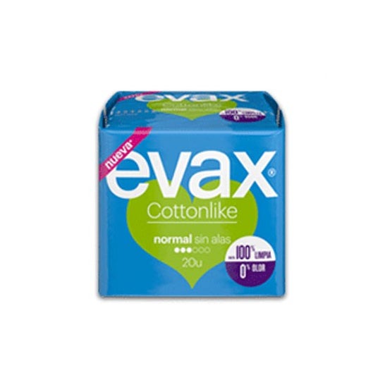 Evax Cottonlike Compresa Normal Sin Alas 20 uds