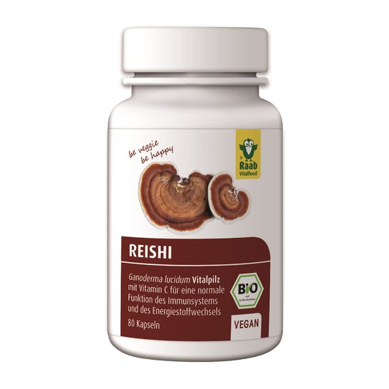 Raab Vitalfood Reishi Bio 80 Kapseln