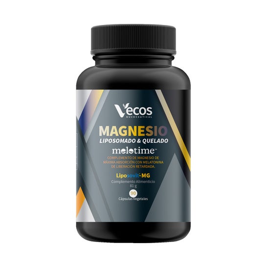 Vecos Nucoceutical Magnesio Liposomado + Melatonina MELOTIME 90 caps
