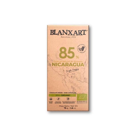 Blanxart Chocolate Negro 85% Nicaragua Eco 75g