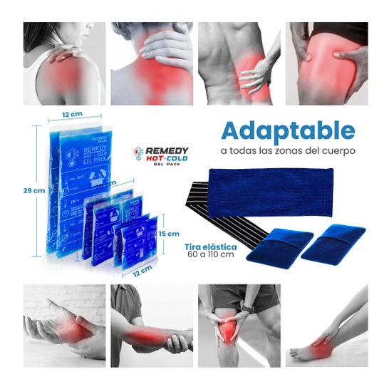 Boston Tech Remedy Borsa di Gel Freddo e Caldo con Fodera Multiposizione 6 pz