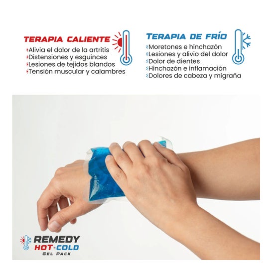 Boston Tech Remedy Borsa di Gel Freddo e Caldo con Fodera Multiposizione 6 pz