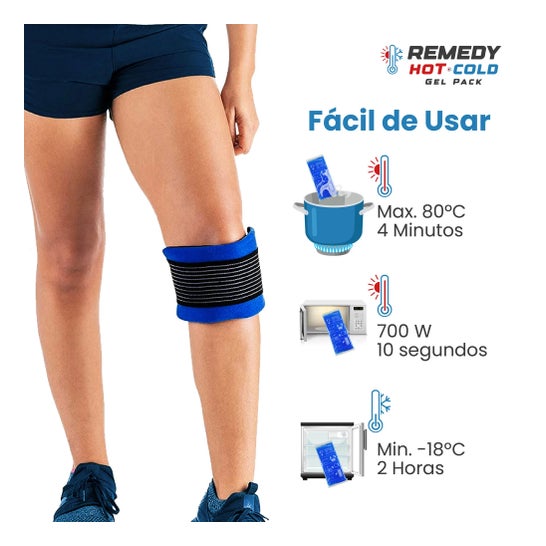 Boston Tech Remedy Borsa di Gel Freddo e Caldo con Fodera Multiposizione 6 pz