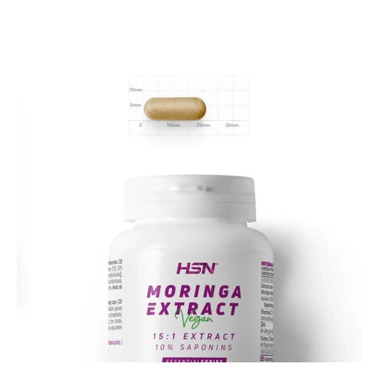 HSN Extracto de Moringa Oleifera 15:1 500 mg 120 vcaps