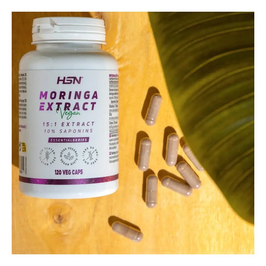 HSN Extracto de Moringa Oleifera 15:1 500 mg 120 vcaps