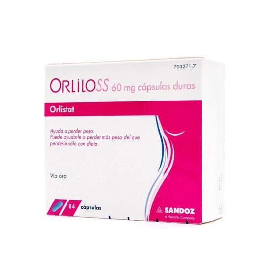 Orliloss 60mg 84 cápsulas duras