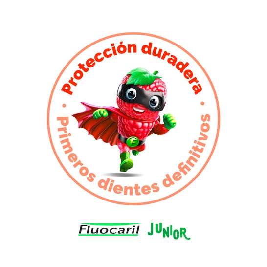 Fluocaril Duplo Pasta Junior Sabor Frutos Rojos 2x75ml