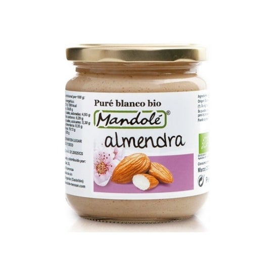Mandole Crema di mandorle bianche Bio 325g