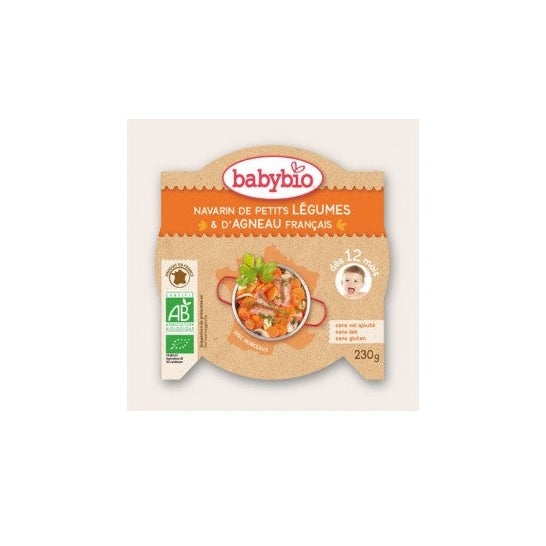 Babybio Organic Lgumes and Lamb Dish Babybio 12 mesi 230g 230g