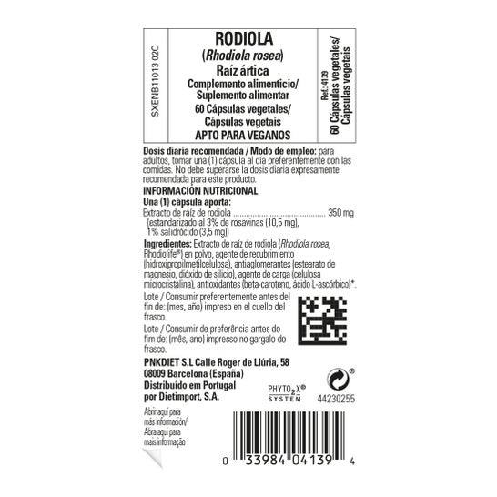 Solgar Rodiola Extracto de Raíz 60vcaps