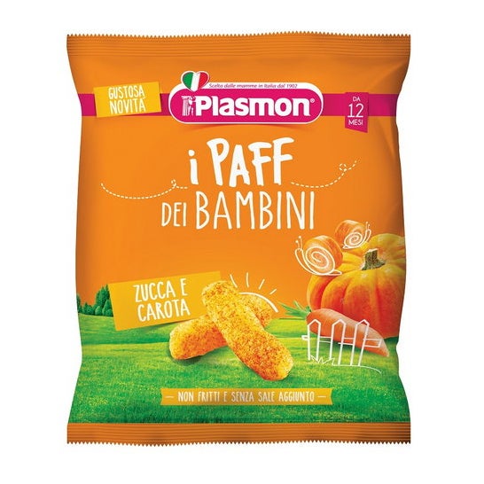 Plasmon Dry Snack Paff Calabaza y Zanahoria 15g