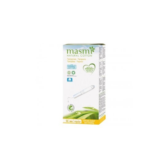 Masmi Tampones Con Aplicador Biodegradable Regular 16 uds