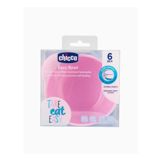 Chicco Easy Bowl +6m Rosa 1ud