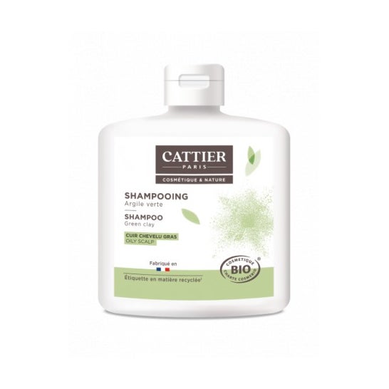 Cattier Oily Scalp Shampoo Green Clay 250ml