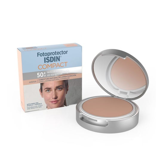 Isdin® Fotoprotector Compact arena oil-free SPF50+ 10g