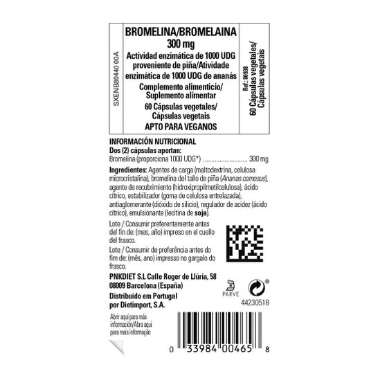 Solgar Bromelina Plus 60vcaps