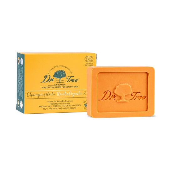 Dr Tree Shampoo Solido 2 in 1 Rivitalizzante 1 Compressa 75g