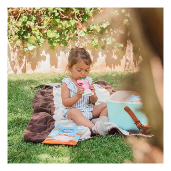 Smileat Pouch Ecológico de Yogur y Frambuesa 100g Smileat Pouch Ecológico de Yogur y Frambuesa 100g