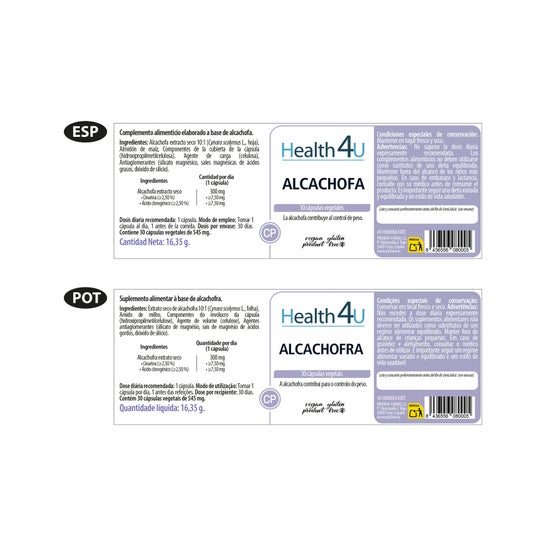 H4 U Alcachofera 100 comp