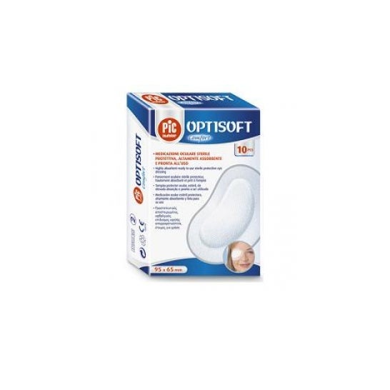 Pic Optisoft Comfort Gauze Eyeballs Adhesive 10 Gauze