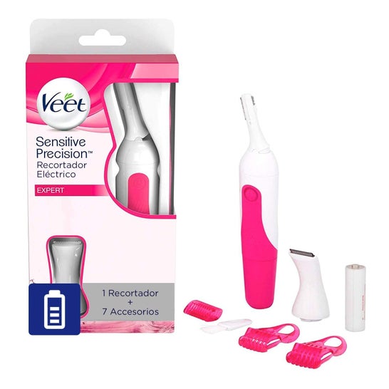 Veet Recortador Eléctrico Sensitive Precision Rosa