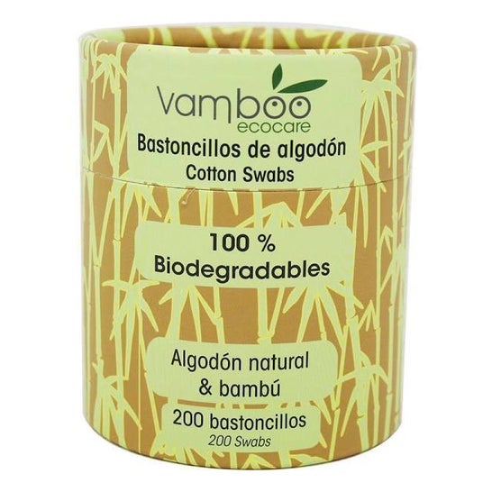 Vaminter Vamboo Bastoncillos Algodon Y Bambú 200 Unidades