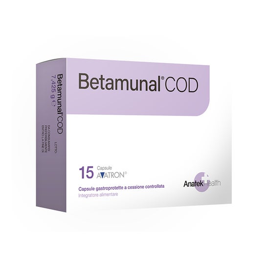 Anatek Health Italia Betamunal Cod 15caps