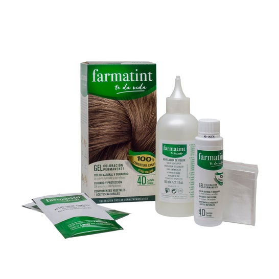 Farmatint Gel 4 D Castaño Dorado 135 ml