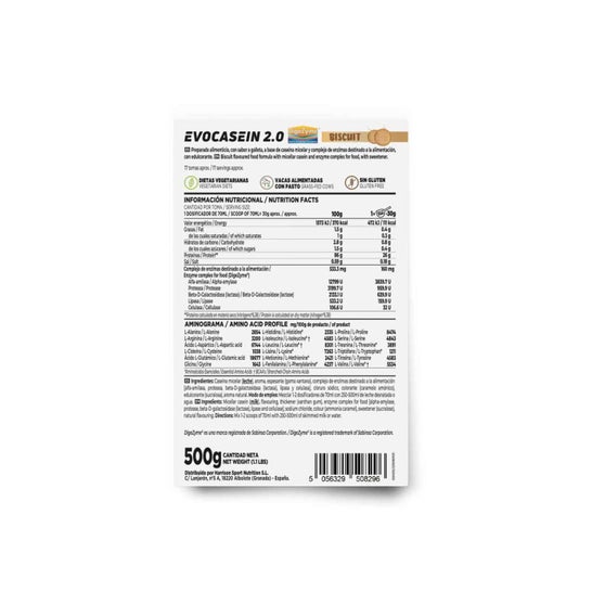 HSN Evocasein 2.0 Caseína Micelar + Digezyme® Galleta 500 g
