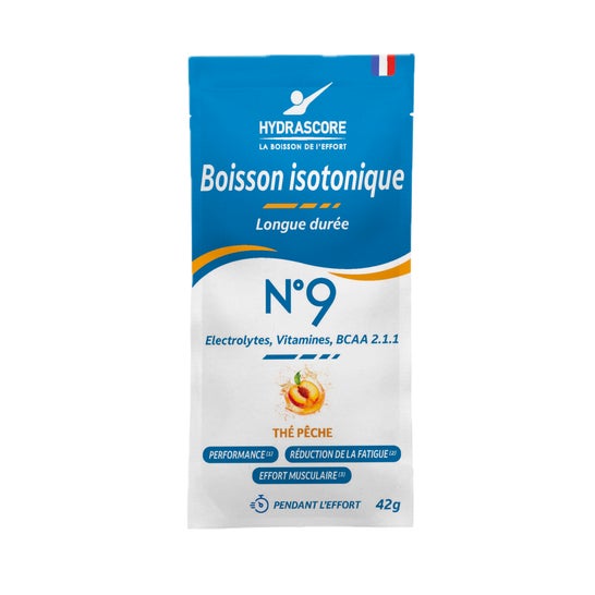 Hydrascore N°9 Té Durazno Bebida Energética Bcaa 42g