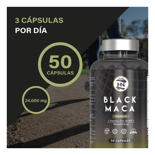 Hn Black Maca + L-Arginina 50caps