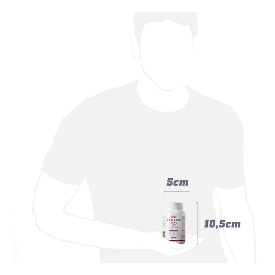 HSN Bisglicinato de Zinc 25 mg Zinc 120 vcaps