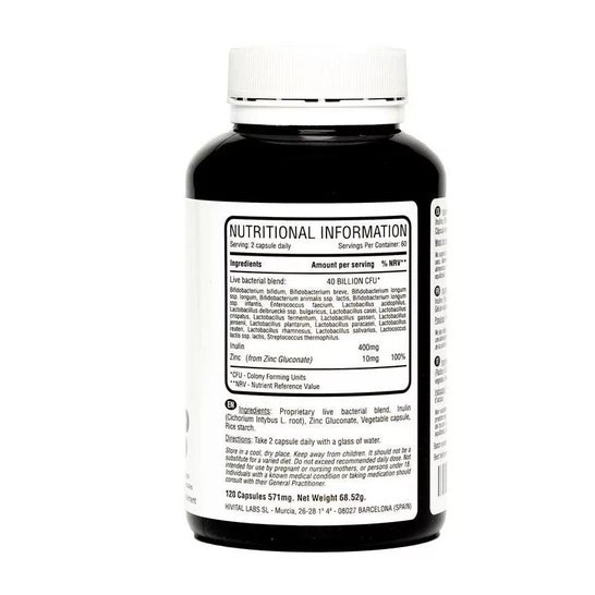 Hivital Foods Probiotic 20 Strain 120caps Hivital Foods Probiotic 20 Strain 120caps