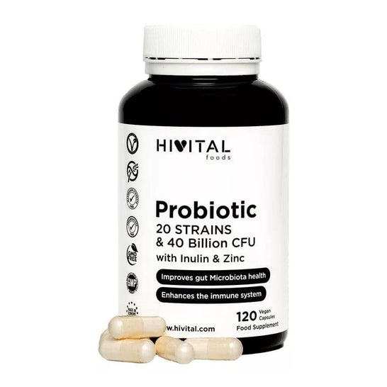 Hivital Foods Probiotic 20 Strain 120caps Hivital Foods Probiotic 20 Strain 120caps