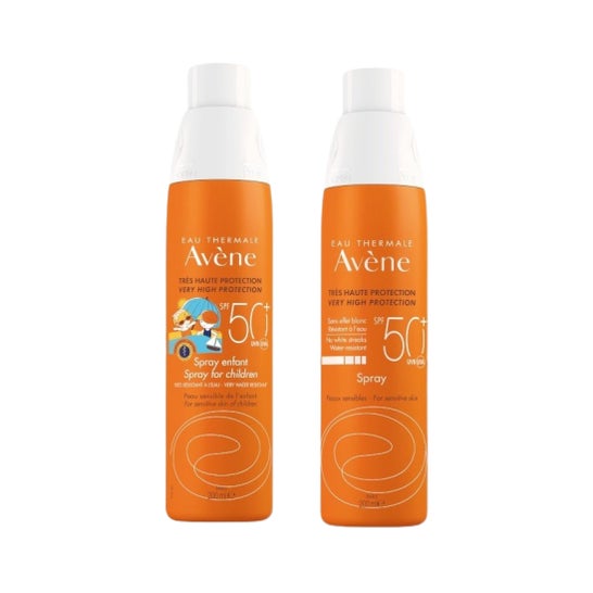 Avène Pack Spray Solar SPF50+ P. Sensibles 200ml + Solar Spray Niños SPF50+ 200ml