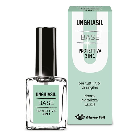 Unghiasil Base Protectora Uñas 3 En 1 10ml